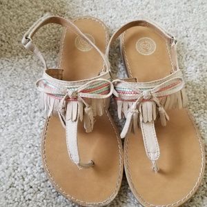 Little girls boho sandals